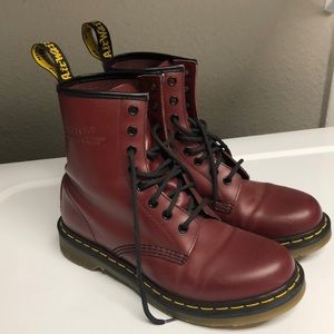 Burgundy Dr Martens